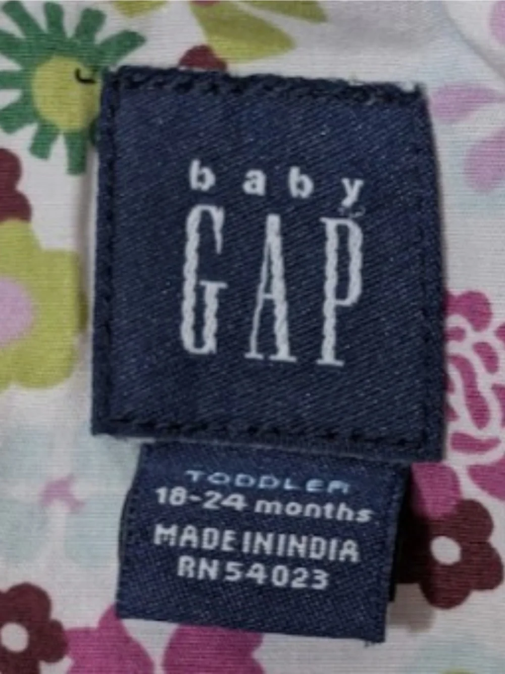 GAP Girls'  Button-Up Blazer/Jacket with Floral Lining